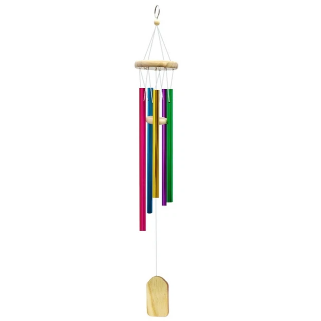Tubos Campanas Windspiel 5 Tubos De Aluminio Colorido Metal Y Exterior