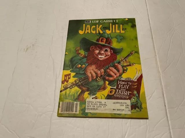 Vintage march 1980 JACK AND JILL magazine, leif garrett,peanuts,east berlin