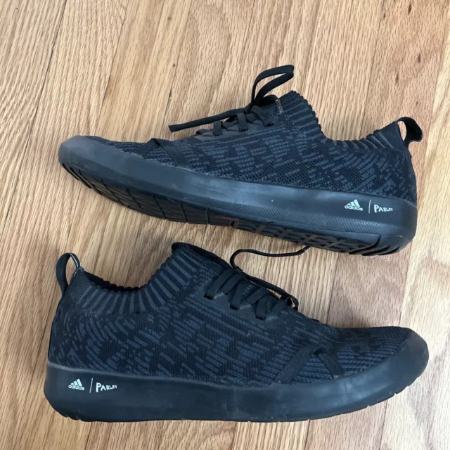 Adidas X Parley Terrex Climacool Primeknit Mens 8.5 Black Boat Water Shoes