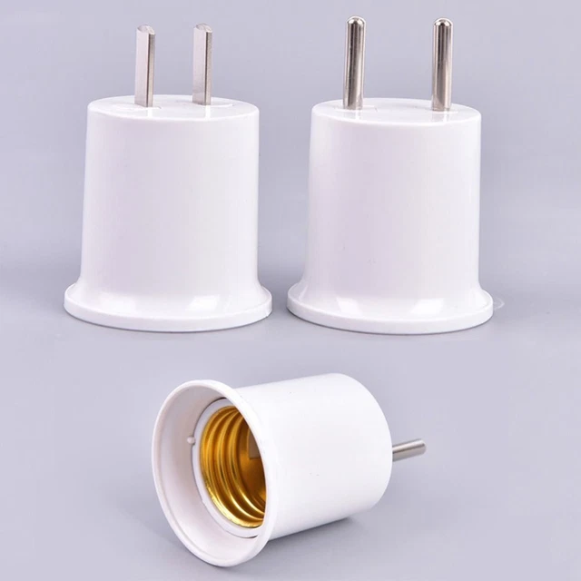 6x GU24 a Edison Vite Es E27 Lampadina Adattatore Sostegno Convertitore