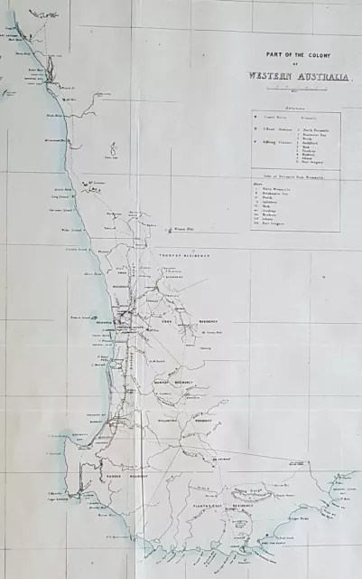 1859 John Arrowsmith Rare Antique Map of The Colony of Western Australia 2