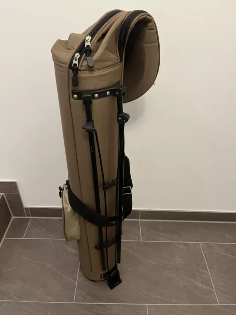 Mikado Golf Travelcover Tragebag Reisebag Tasche für halben Schlägersatz braun 2