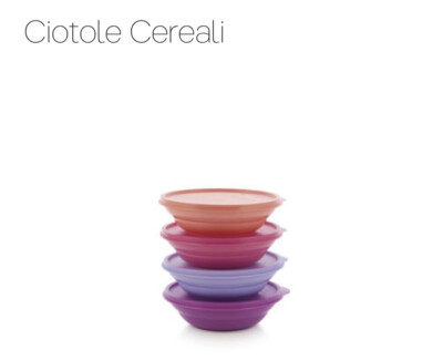 Tupperware Ciotole Cereali 4 Pz Tupperware 