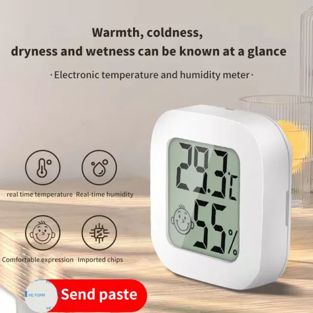 LCD Digital Thermometer Hygrometer Indoor Room Electronic Temperature Humidity
