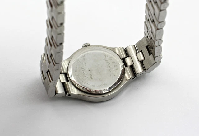 Movado Museum Juro Ladies Model 84 E4 1844 Wrist Watch Wb664-6 7