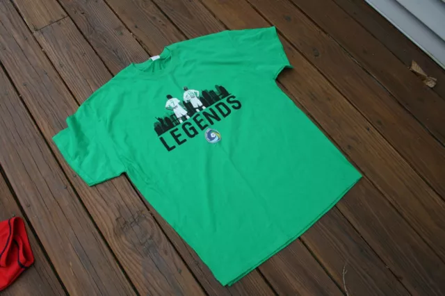 T-shirt New York Cosmos Adult XL avec Raul and Senna Legends