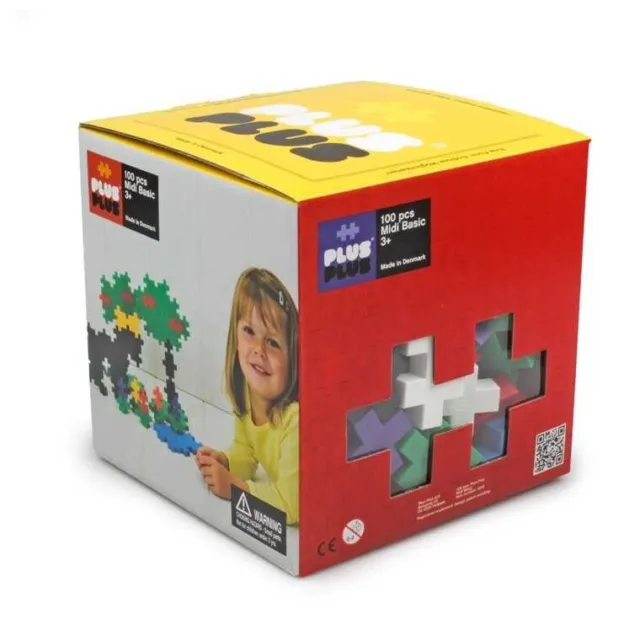 BIG BASIC 150 pezzi MIX colori assortiti PLUS PLUS gioco modulare  COSTRUZIONI plus plus GRANDI età 1+