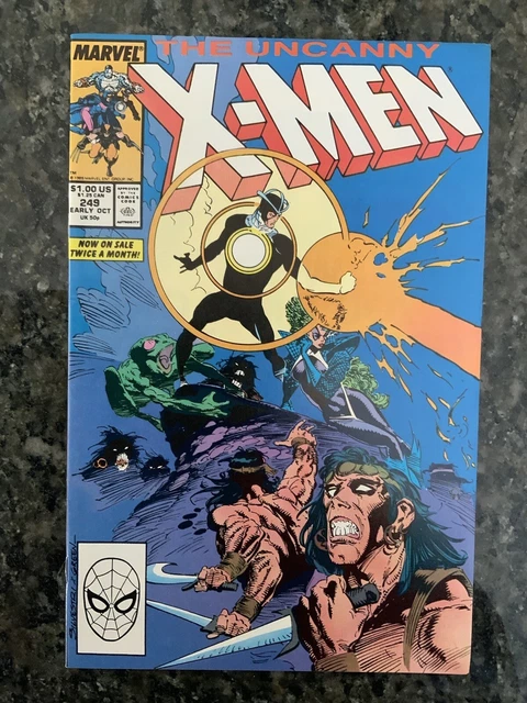 Uncanny X-MEN 249 - 1st app of Whiteout, a Savage Land Mutate