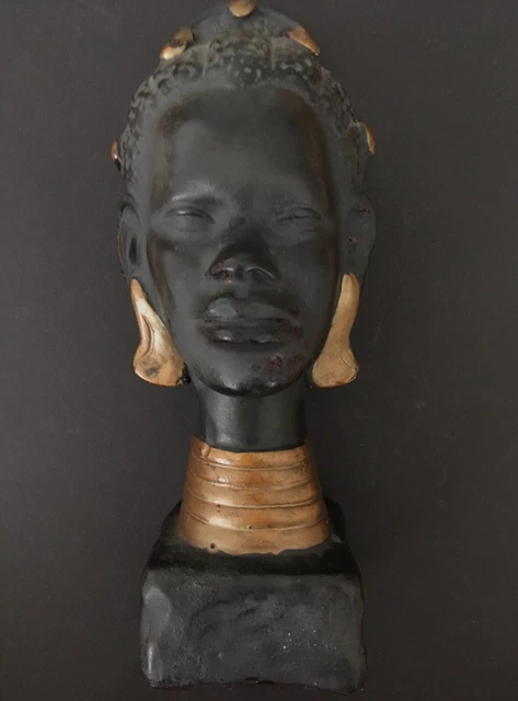 Buste Art Déco – Tête De Femme – Sculpture Pierre Artificielle – Palazzo INT