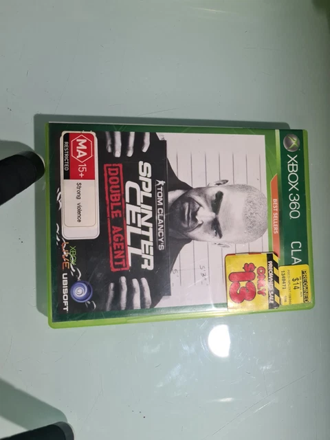xbox 360 qq video game tom clancy's splinter cell double agent