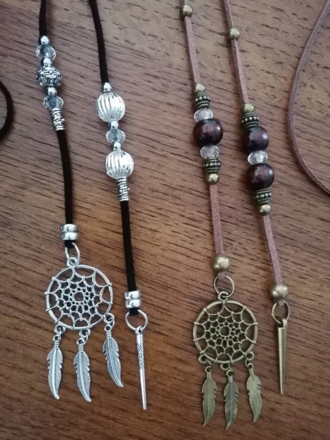 Hair Braiding Accessories Clip In Suede Cords for Braids - The DREAMCATCHER