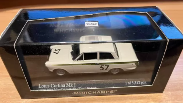 MINICHAMPS 1:43 FORD CORTINA Mk1 JIM CLARK LTD EDITION