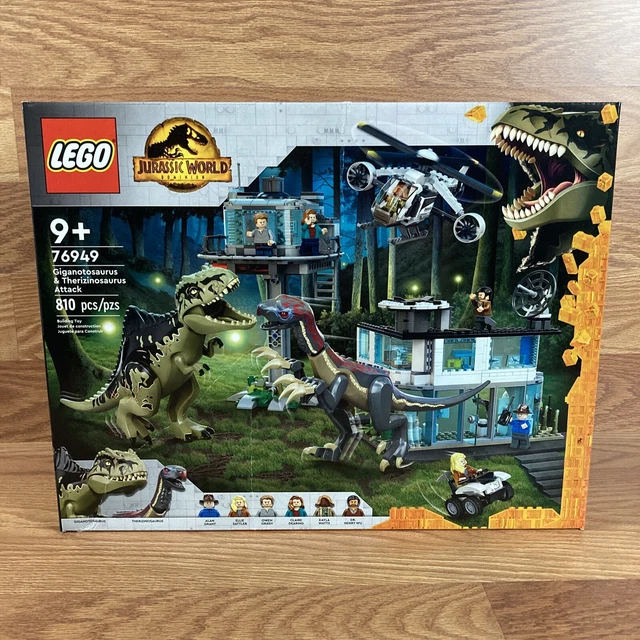 LEGO 76949 JURASSIC World Giganotosaurus Therizinosaurus Attack NEW ...