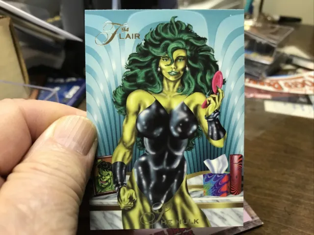 1994 Fleer Flair Marvel Annual Single Base Card # 39 She Hulk
