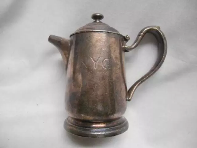 NYC New York Central Railroad Dining Car COFFEE TEA POT International Silver Co
