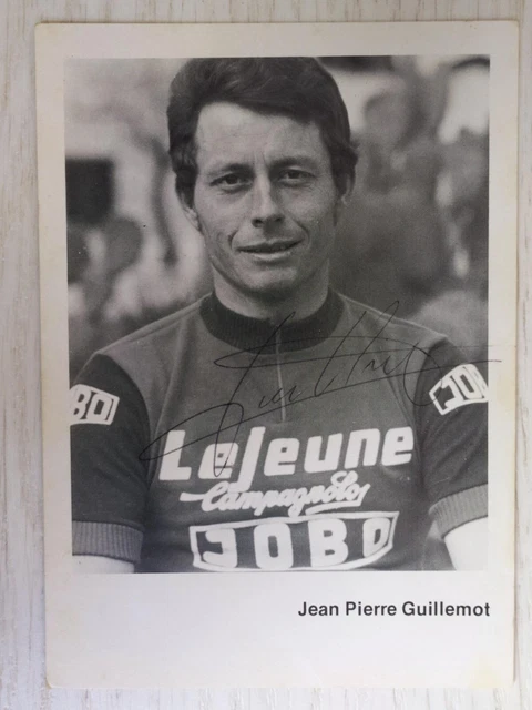 Carte Photo Cycliste Eugène Telotte + Autographe - Saint Raphaël Quinquina - Années 50