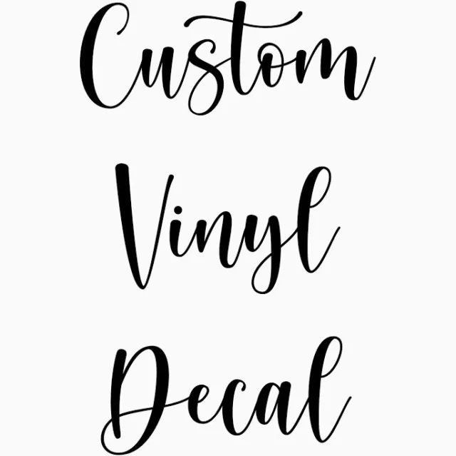 Custom Vinyl Decal I Make Your Picture / Idea Into a Decal!  Logo Sticker