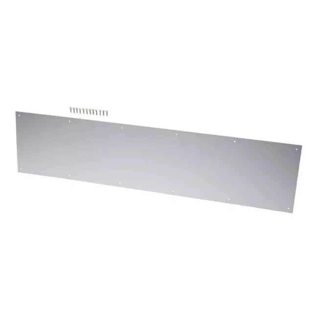 8 In. X 34 In. Satin Aluminum Kick Plate