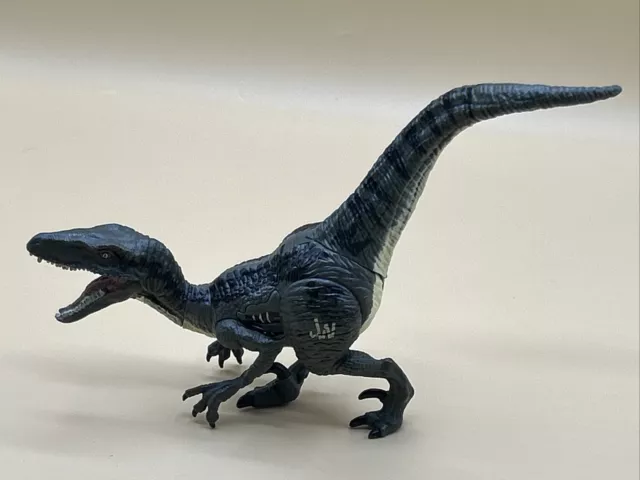 Jurassic World Velociraptor Blue Figure Toy Hasbro 2015 Dinosaur Action Figure