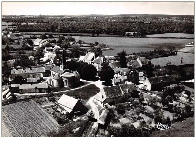 58 . n° 44765 . luthenay uxeloup. vue generale . cpsm  15 x 10.5 cm.