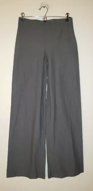 Eileen Fisher Gray Viscose Blend Pull On Pants Size XS