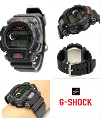 CASIO DW9052-1V Mens Classic G-SHOCK Black Resin Digital Chronograph Sport Watch 3