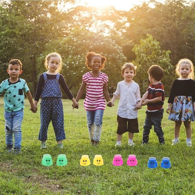 24 Pcs Abs Children's Stilts Toddler Sports Sensory Training Equipment 3