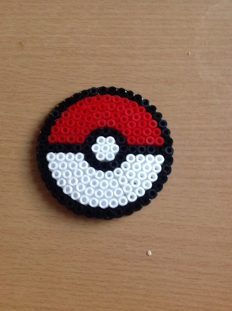 Bit Pokeballs Hama Beads Bit Pokeball 3D Art