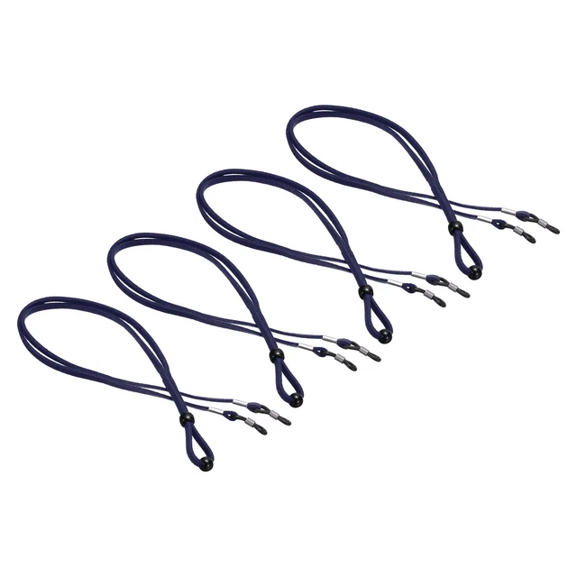 4 pz cinturino per occhiali da sole unisex regolabile supporto per occhiali blu scuro