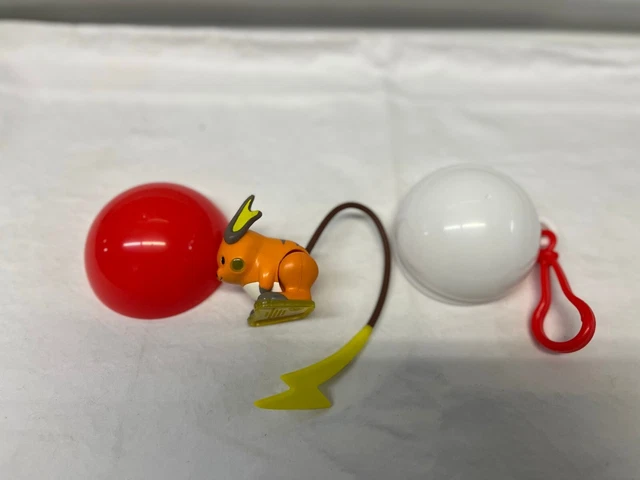 1999 Burger King Pokémon RAICHU Toy Figure with Pokeball  - E