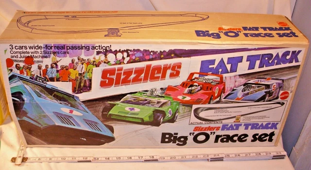 RARE ++ TOP ! MATTEL HOT WHEELS 1970 SIZZLERS FAT TRACK SCRAMBLE-START N° 0-6036