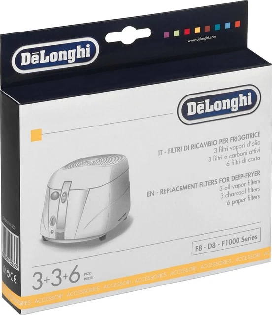 Juego de filtros DeLonghi SET F8-12 FILTROS Dispositivos pequeños Juego de filtros