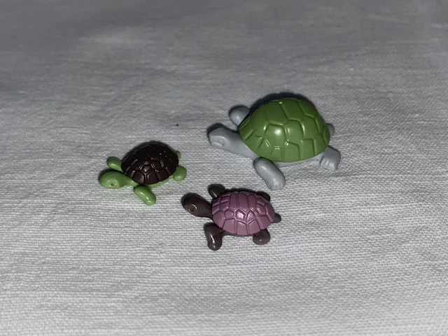 Playmobil 3106 – Piccola Tartaruga Grigia Con Carapace Arancione Per Zoo (usata)