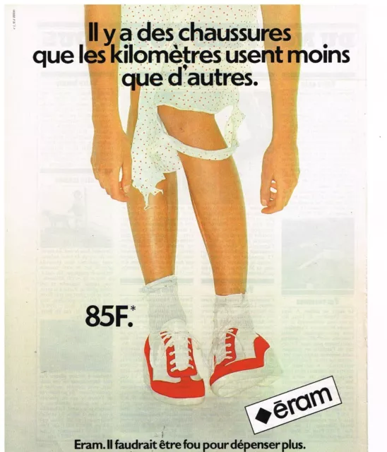 PUBLICITE ADVERTISING 054 1981 ERAM chaussures femme EUR 3 00