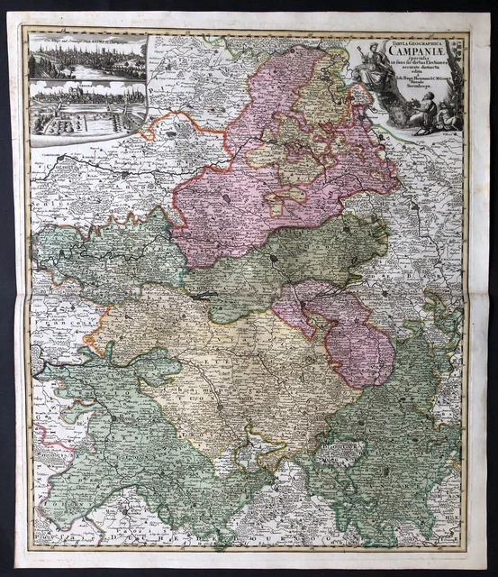 GALLIA GAULE FRANCE Carte Map Carte Borghi Gravure 179 298851 EUR 62,02