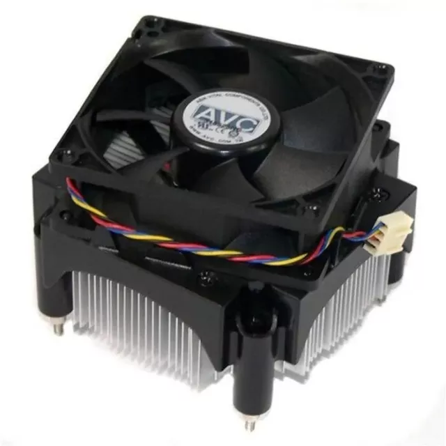 HP DX2400 DX7500 Minitower CPU Dissipateur Thermique & Ventilateur 4 Wire/4 Pin