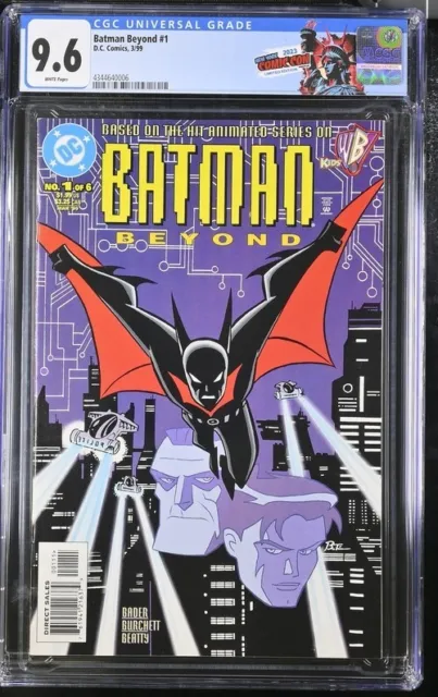 Batman Beyond #1 Cgc 9.6 1St Appearance Terry Mcginnis Nycc Exclusive Label 1999