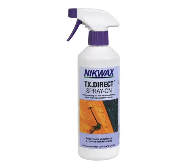 Nikwax TX Direct Spray Waterproofing Spray On Re-Waterproofing Spray 300ml