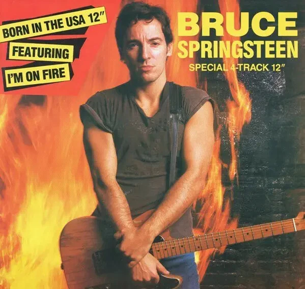 BRUCE SPRINGSTEEN IM On Fire Born In The USA Vinyl Single 12inch NEAR Bruce springsteen im on fire born in the usa vinyl single 12inch near
