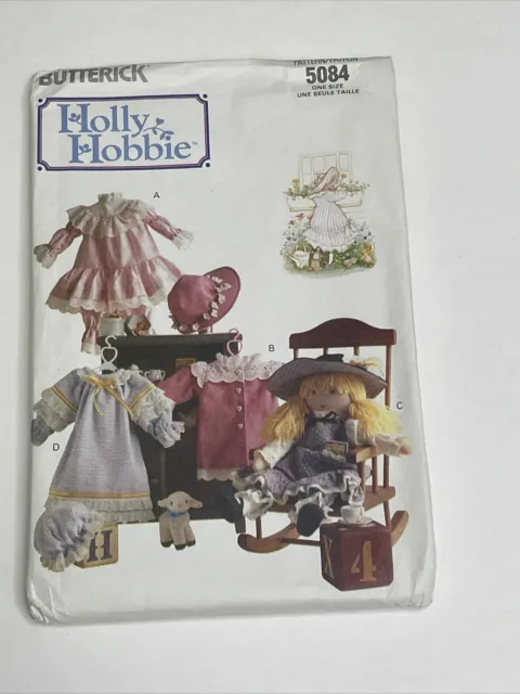 Butterick Holly Hobbie Doll Clothes & Transfer Uncut Sewing Pattern 5084