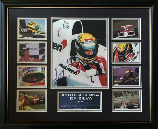 Ayrton Senna McLaren Honda Signed Limited Edition Memorabilia