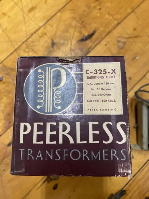 Peerless C-325-X Smoothing Choke 10 H 240 ohms Transformer