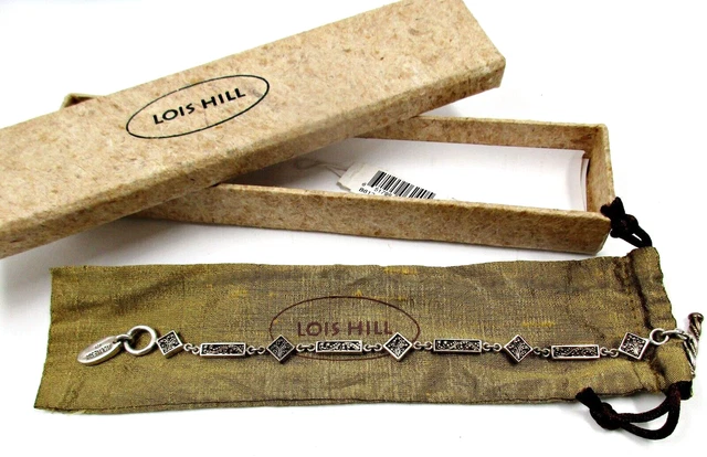 Vintage NIB Lois Hill Bali Indonesia Sterling Silver 925 Links Toggle Bracelet Vintage NIB Lois Hill Bali Indonesia Sterling Silver 925 Links Toggle Bracelet