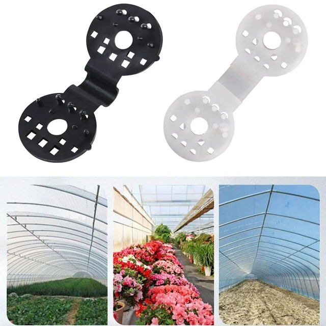 40/50/100pcs Greenhouse Film Sun-Shade Net Clip Buckle Canopy Outdoor Clamp Tent
