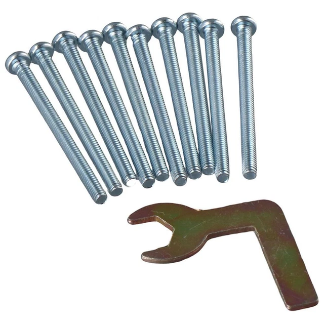 Lot De 10 Vis De Réparation Pour Boîtiers électriques Muraux - Crochets De Fixation Pour Prises Et Interrupteurs - 6