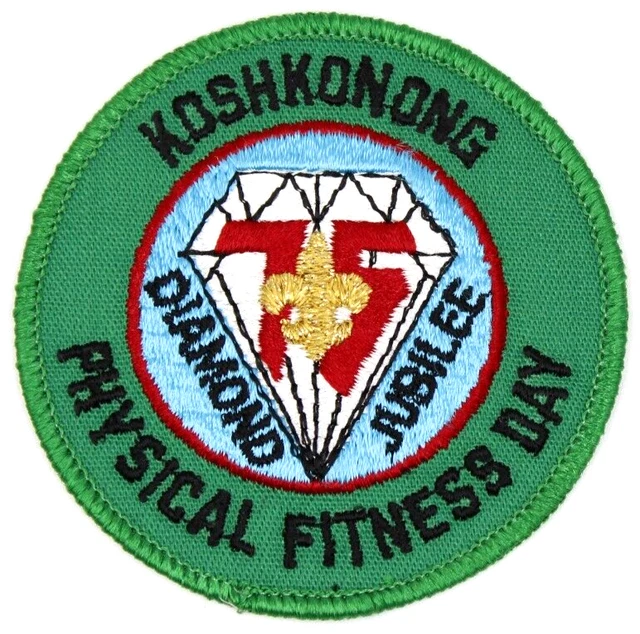 1985 KOSHKONONG DISTRICT Diamond Jubilee Sinnissippi Council Patch