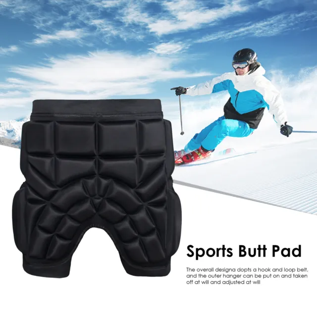 1x New Padded Short Protective Hip Butt For Snowboard Skating Skiing Protection