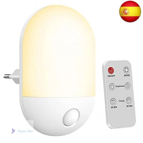Luz Nocturna Para Bebé con Mando a Distancia, Con Función de Temporizador, Luz C