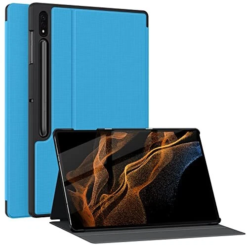 Soke Galaxy Tab S8 Ultra Case 2022 Premium Shock Proof Stand Case Auto Sleep/...