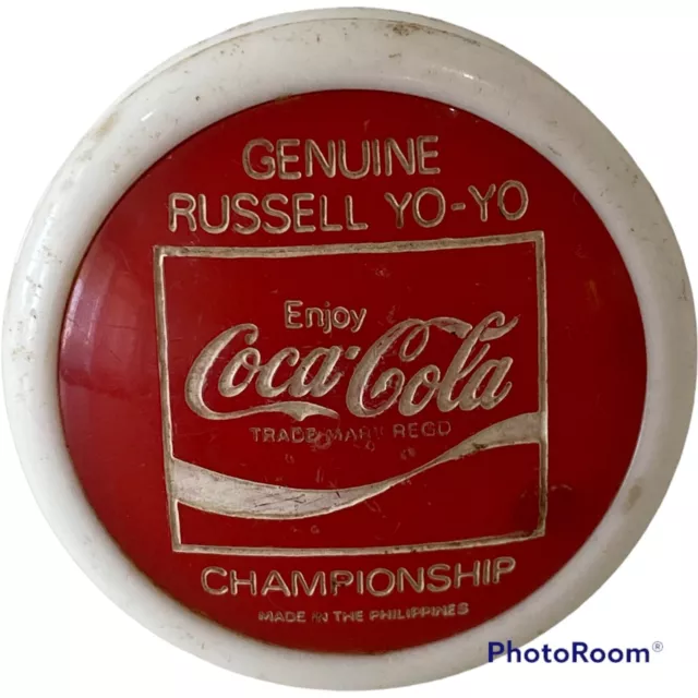 Vintage Coca-Cola Genuine Russell YO-YO Championship Made Philippines No String